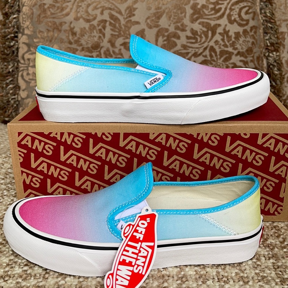 Vans Slip-On Sf Ombre Multi/True White WMNS - Picture 2 of 16